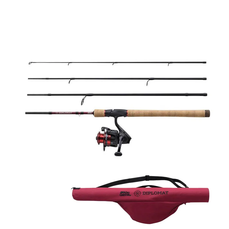Abu Garcia Diplomat V2 Travel Rod and Reel Combo - 8ft, 10-35g