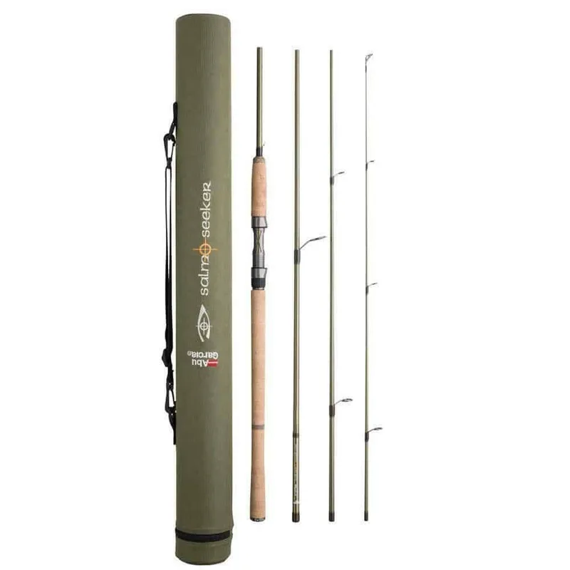 Abu Garcia Salmo Seeker Travel Spinning Rod, 9ft, 12-28g