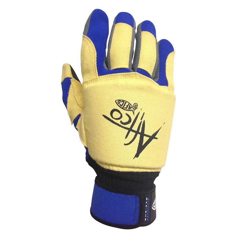 AFTCO Wiremax Saltwater Gloves - AFTCO Wiremax Saltwater Fishing Gloves Wiremax Gloves (Pair) Large