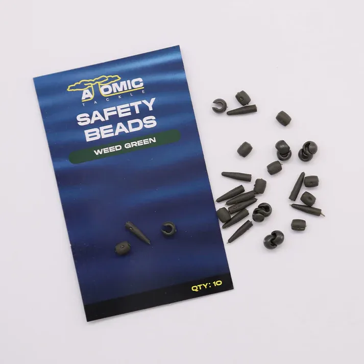Atomic Tackle Chod Safety Beads Weed Green
