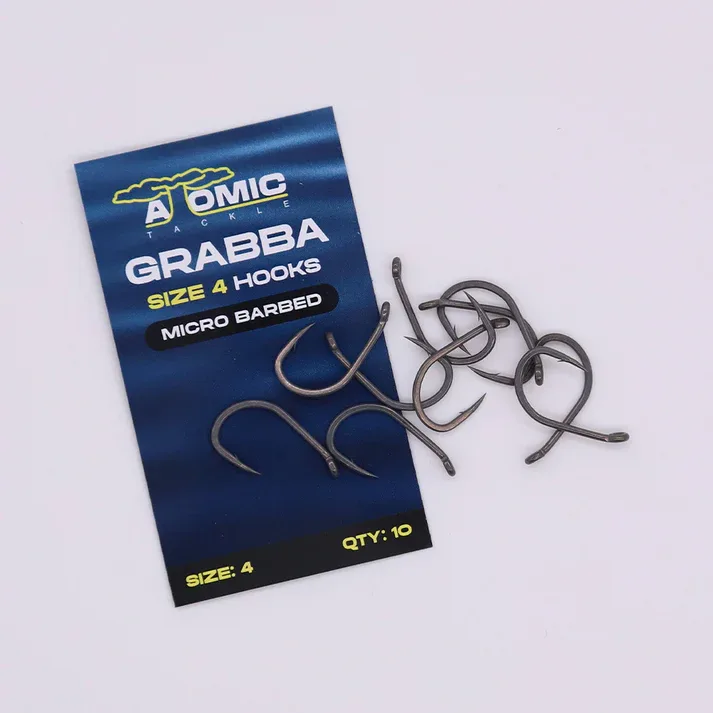 Atomic Tackle Grabba Hooks Barbless