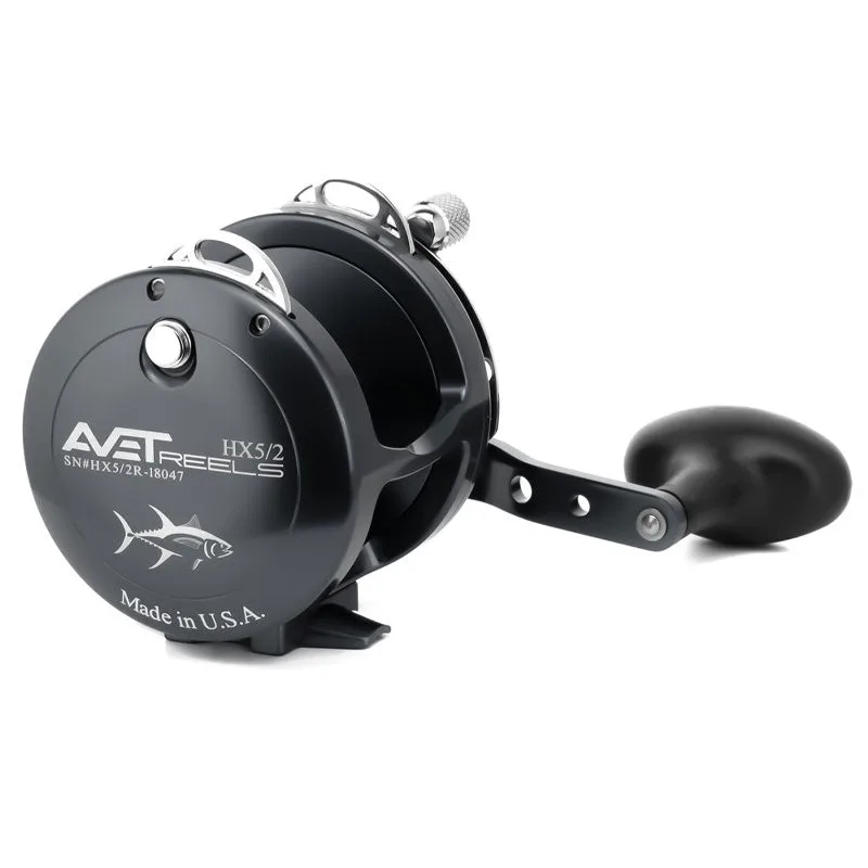 Avet HX 5/2 Two-Speed Reel - Black, Right