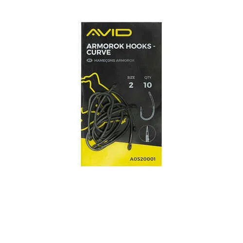 Avid Carp Avid Armorok Curve Hooks - 8 Barbed