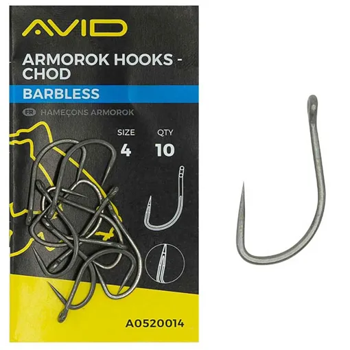 Avid Carp Armorok Chod Hooks - 2, Barbless