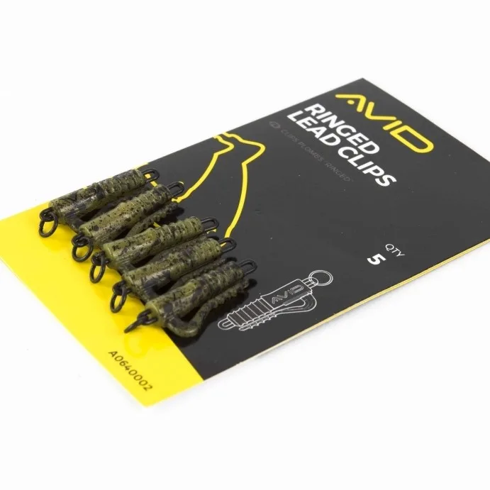 Avid Carp Ringed Lead Clips