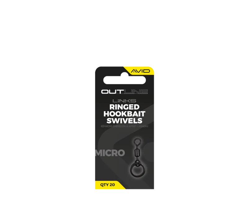 Avid Outline Micro Ringed Hookbait Swivel