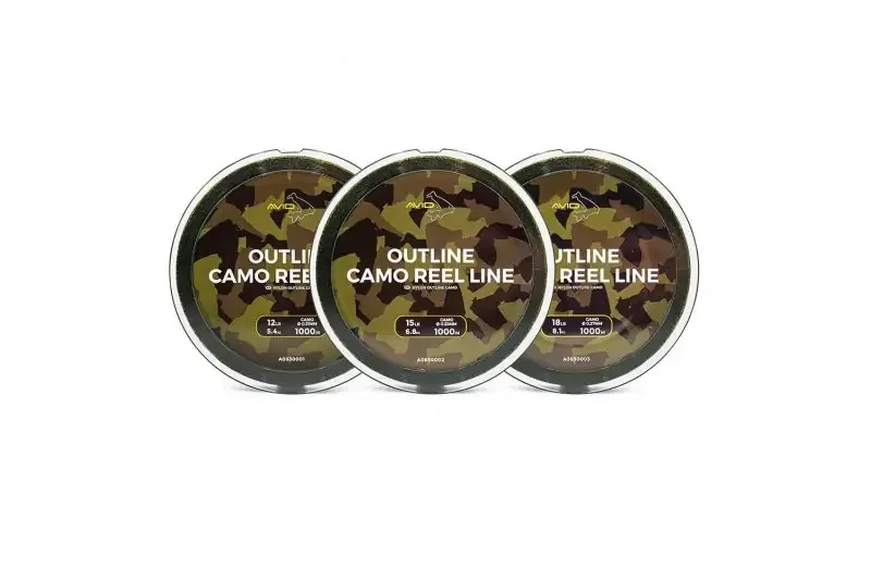 Avid Outline Camo Reel Line 1000m