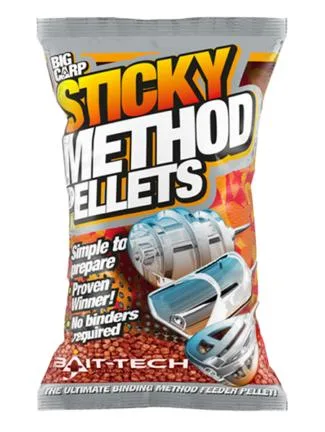 Bait-Tech Sticky Method Pellets Micros 700g — Red