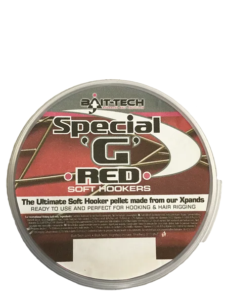 Bait-Tech Soft Hook Pellet 6mm — Special G Red