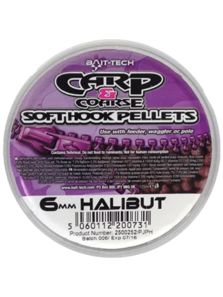 Bait-Tech Soft Hook Pellet 6mm — Halibut