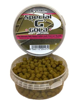 Bait-Tech Soft Hook Pellet 6mm — Gold, 90g