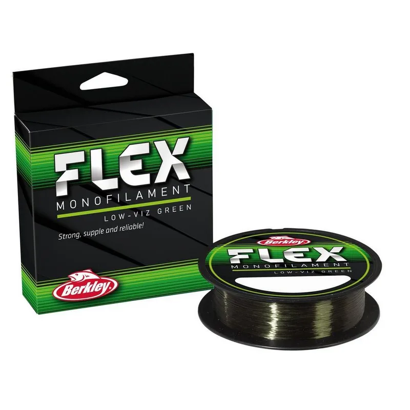 Berkley Flex Mono Low-Vis Green 300m - 6lb, 0.18mm