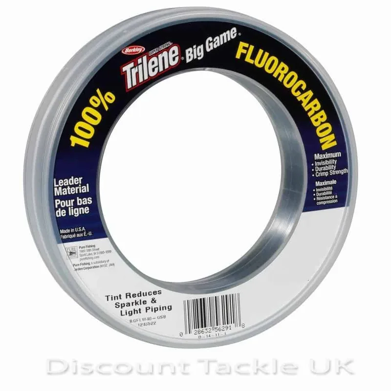 Berkley Trilene Big Game Fluorocarbon Leader - 40lb, 100yd