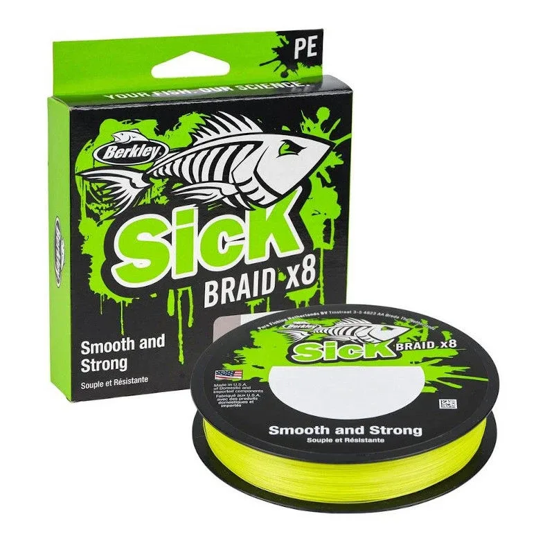 Berkley Sick Hi-Vis Yellow Braid