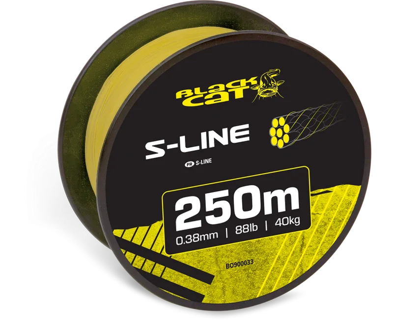 Black Cat S-Line Yellow Braid