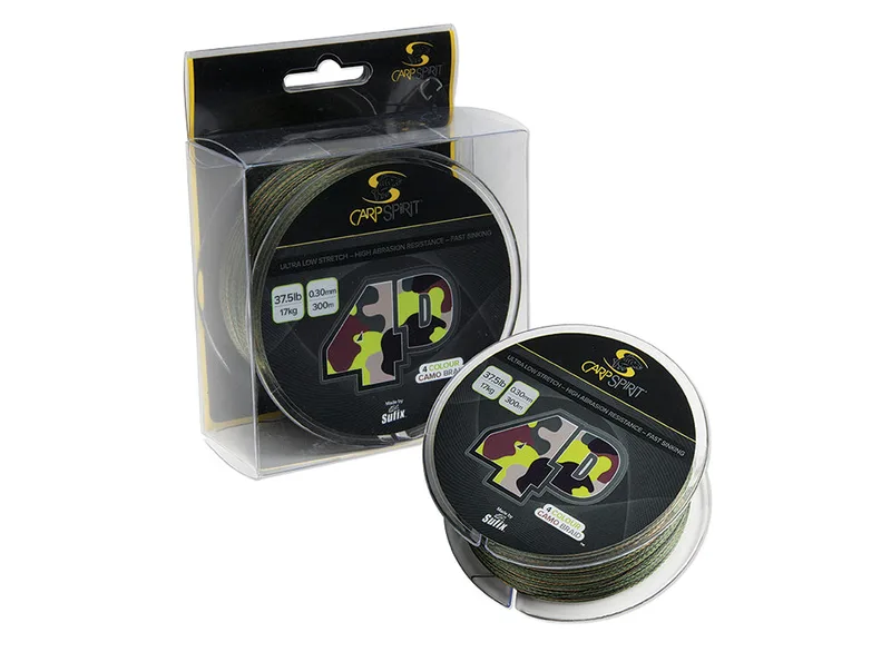 Carp Spirit 4D Camo Braid - 300m, 33lb