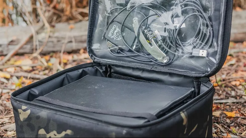 CarpLife Eclipse Camo XL Bits/Tech Pouch