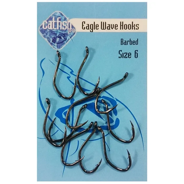 Catfish Pro Eagle Wave Hook Barbed