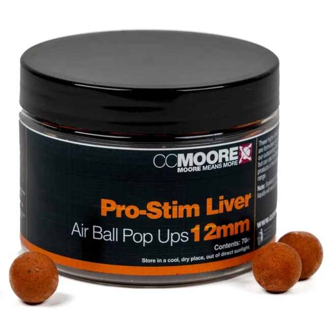 CC Moore Pro-Stim Liver Air Ball Pop Ups — 12mm