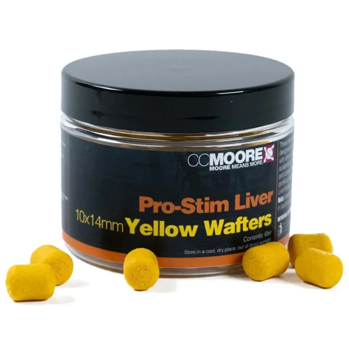 CC Moore Pro-Stim Liver Fluoro Dumbell Wafters 10x14mm