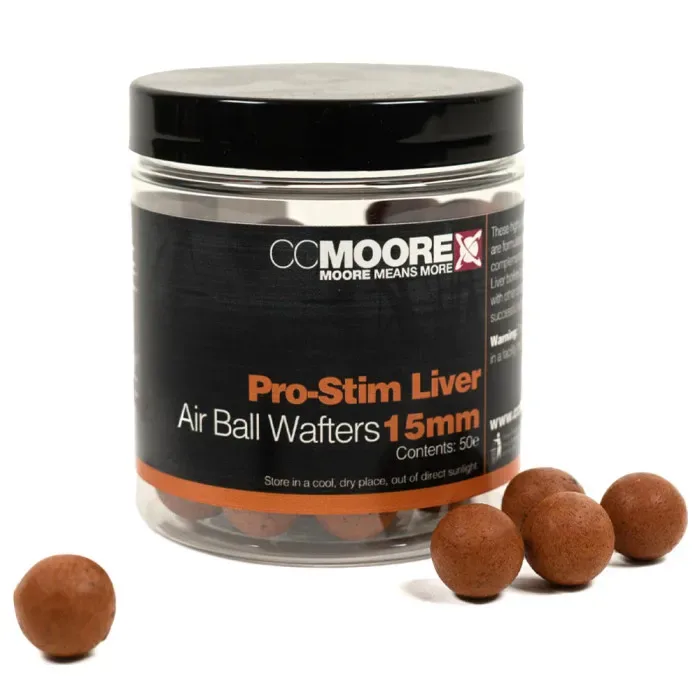 CC Moore Pro-Stim Liver Air Ball Wafters — 12mm