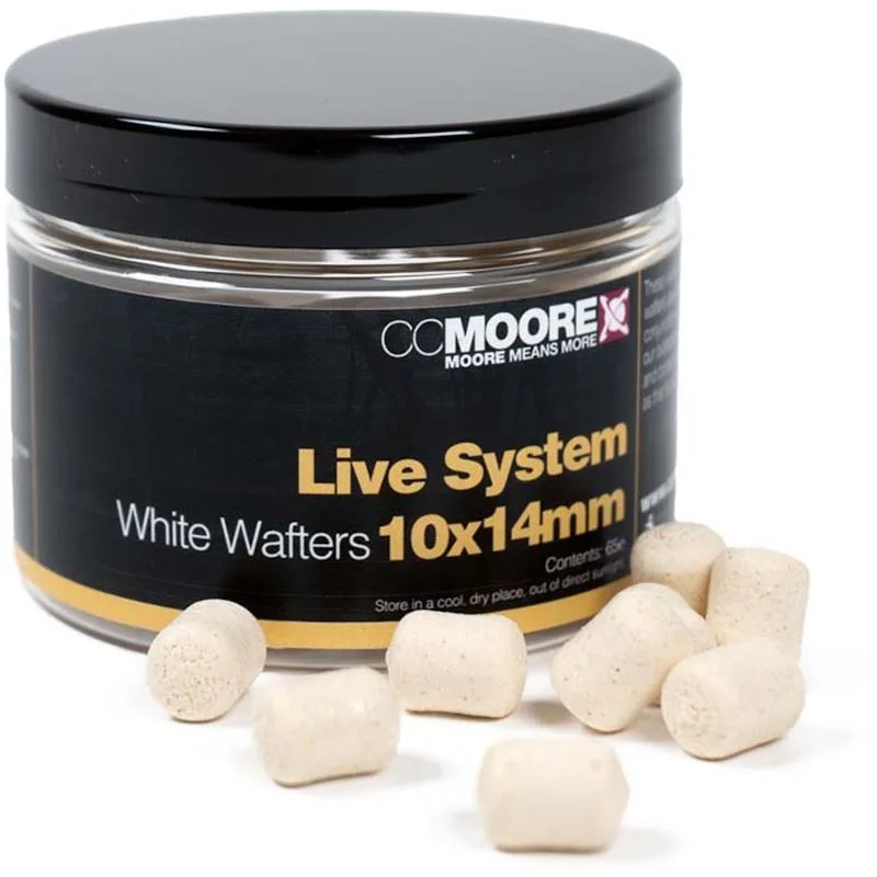 CC Moore Live System Fluoro Dumbell Wafters — White