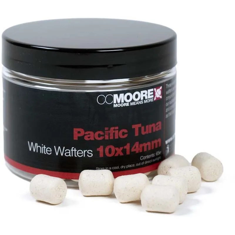 CC Moore Pacific Tuna Fluoro Dumbell Wafters — White