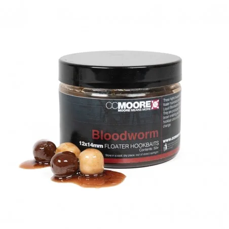 CC Moore Floater Hookbaits — Bloodworm