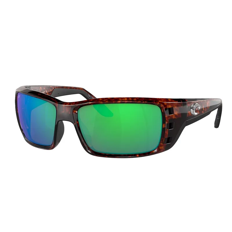 Costa Permit Sunglasses - Tortoise, Green Mirror 580G