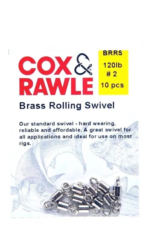 Cox & Rawle Brass Rolling Swivels - 4