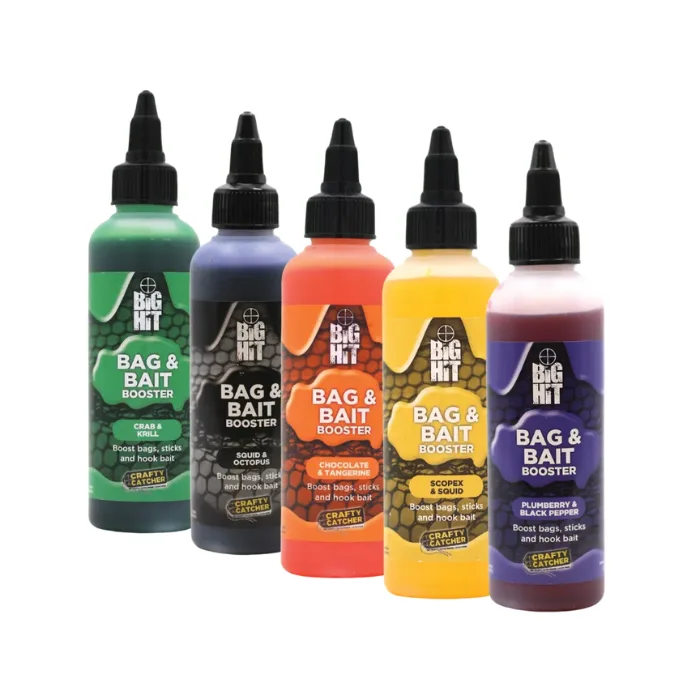 Crafty Catcher Big Hit Bag & Bait Booster 100ml - Plumberry & Black Pepper