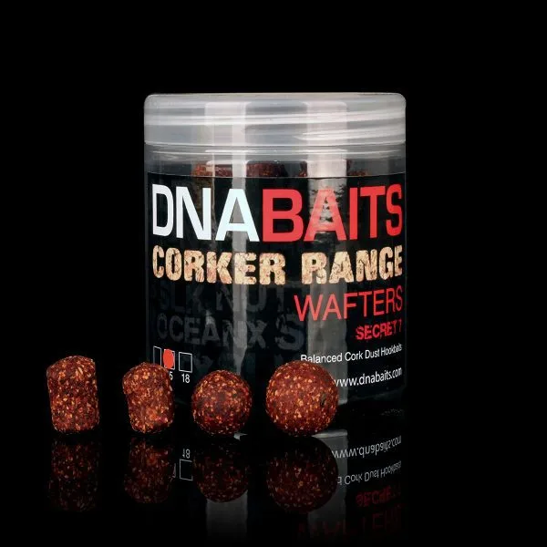 DNA Baits Corker Dumbell Wafters — 12x15mm / 14x18mm, Secret 7