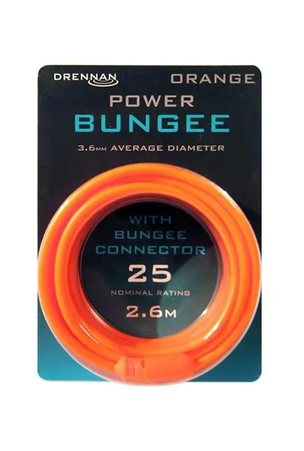 Drennan Power Bungee Pole Elastic - Orange 25+