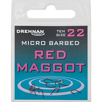 Drennan Red Maggot Micro Barbed Hooks