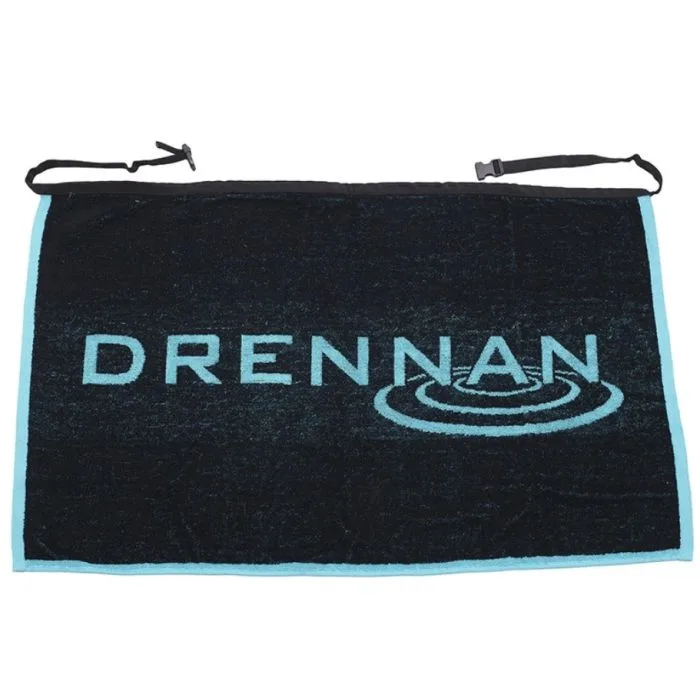 Drennan Apron Towel Black/Aqua