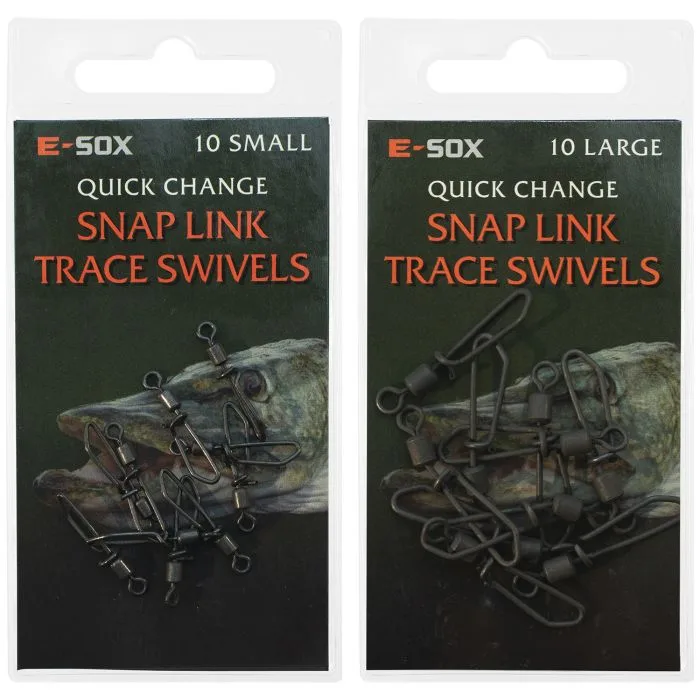 Drennan E-Sox Snap Link Trace Swivels