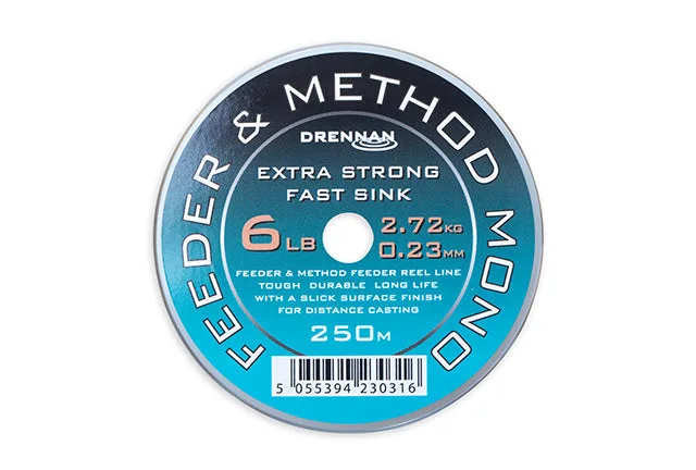 Drennan Feeder Method Mono Mainline — 6lb, 250m