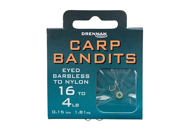 Drennan Bandit Carp Hook to Nylon