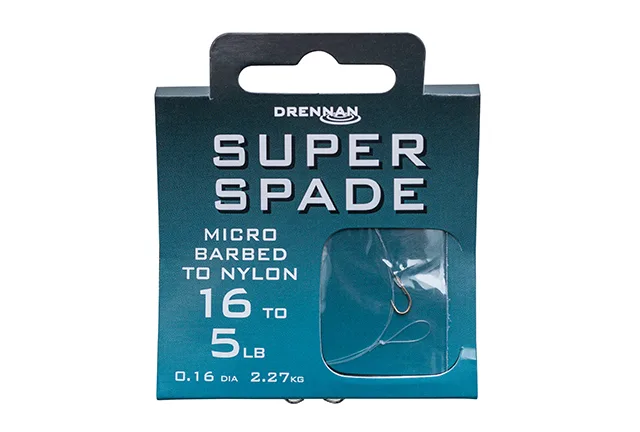 Drennan Super Spade Hook to Nylon