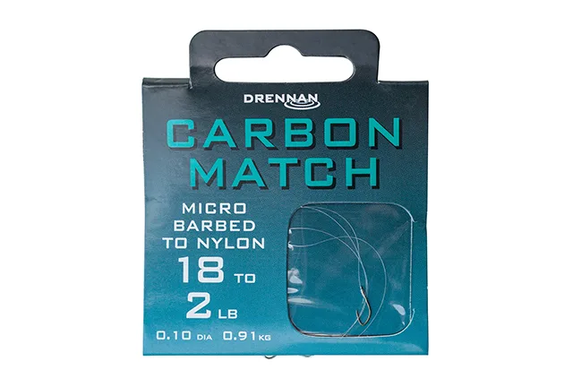 Drennan Carbon Match Hook to Nylon