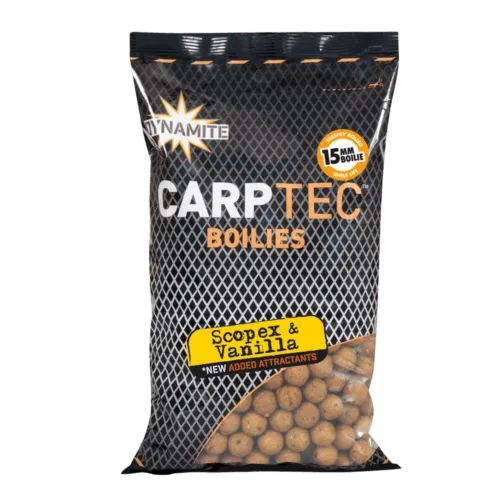 Dynamite Baits CarpTec Boilies 15mm 300g - Scopex & Vanilla