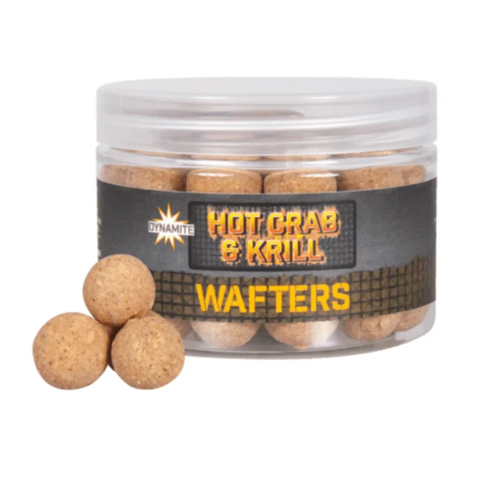 Dynamite Baits Hot Crab & Krill Wafters 15mm