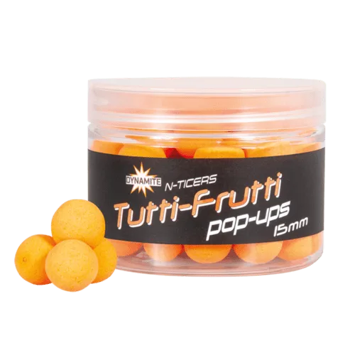 Dynamite Baits N-Ticers Pop-Ups 15mm - Tutti Frutti