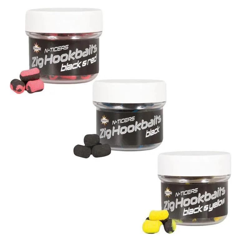 Dynamite Baits N-Ticers Zig Hookbaits - Black