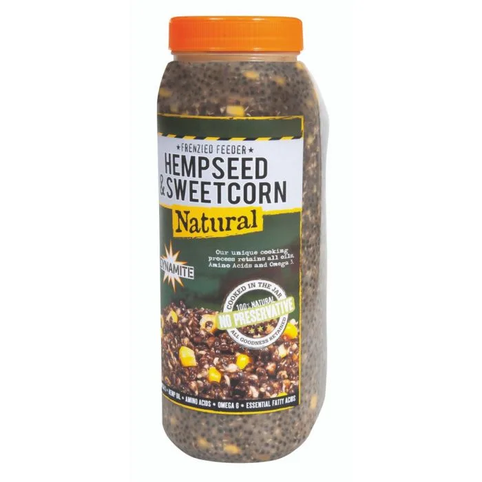 Dynamite Baits Dynamite Frenzied Hempseed & Sweetcorn Jar 2.5L