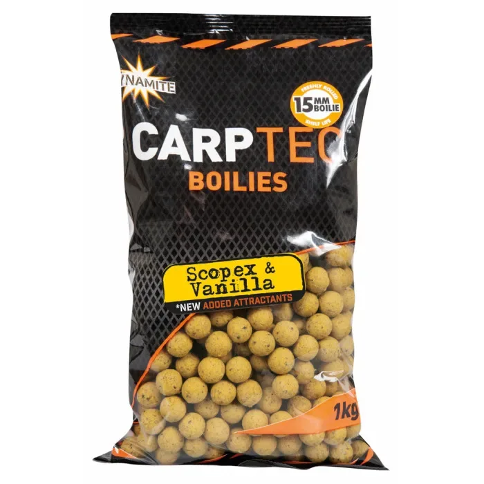 Dynamite Baits Carp Tec Boilies 900g — Scopex & Vanilla