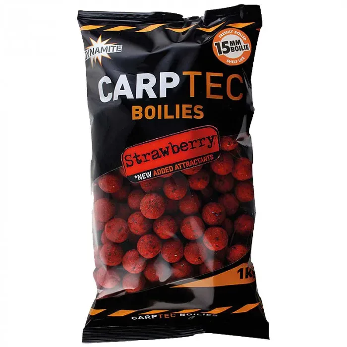 Dynamite Baits Carp Tec Boilies 900g — Strawberry
