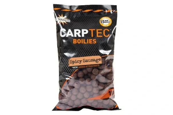 Dynamite Baits Carp Tec Boilies 900g — Spicy Sausage