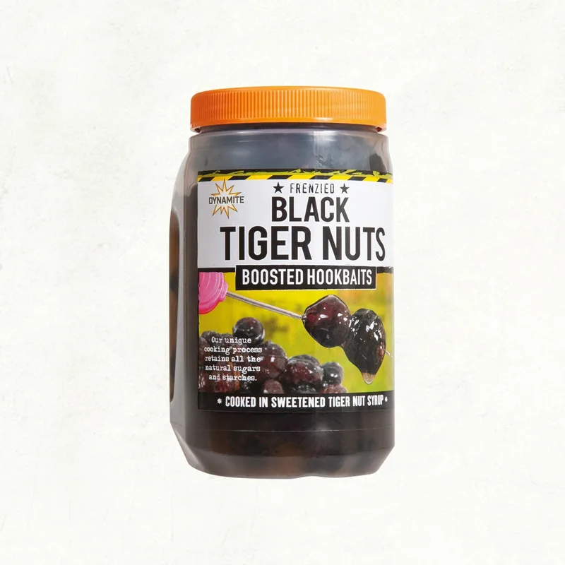 Dynamite Frenzied Tiger Nuts Boosted Hookbaits 500ml — Black