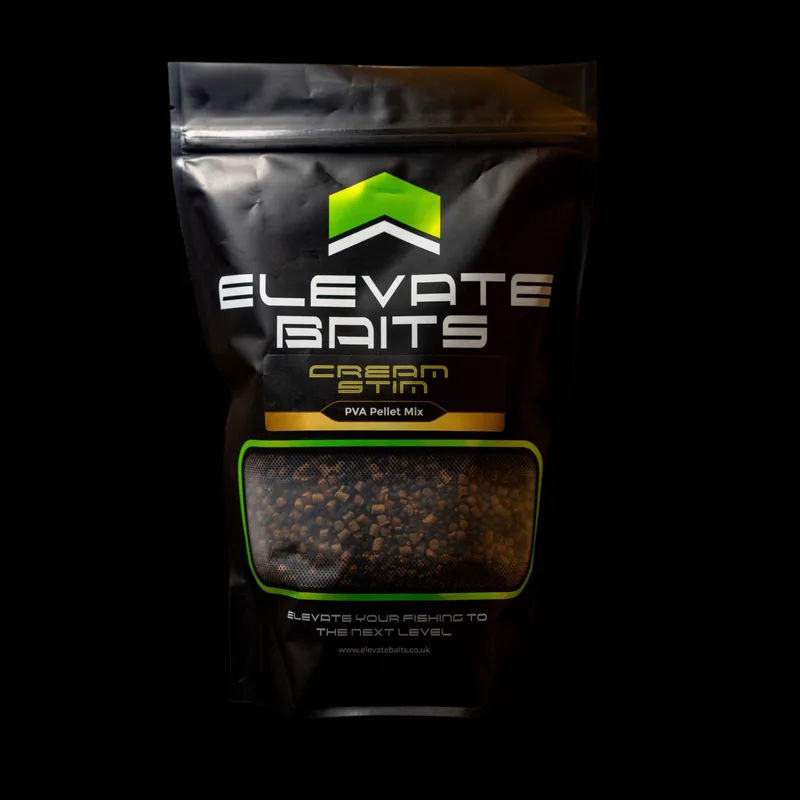 Elevate Baits Cream Stim PVA Pellet Mix 1kg